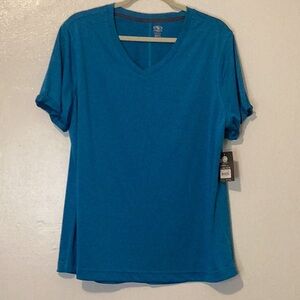 ATHLETIC WORKS teal workout lounge size XL Pit to Pit 23 inches